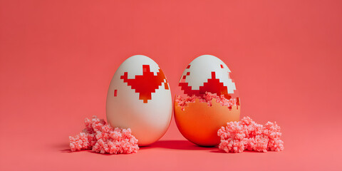 Ethereal Emergence: A Captivating Conceptual Photographic Journey Exploring the Transformative Essence of Easter's Hatching Egg