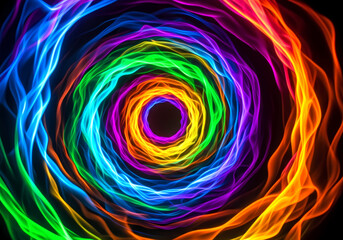 虹色　レインボーのトンネル　エフェクト　パチンコ　パチスロ