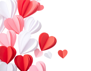  Minimal Flat Hearts Arrangement for Valentine’s Design