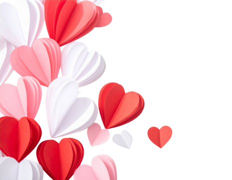  Minimal Flat Hearts Arrangement for Valentine’s Design