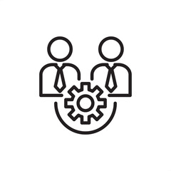 Change management icon symbolizing organizational transition, process flow adaptation, and controlled progression, represent strategic project change, business transformation, process standardization.