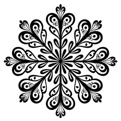 Mandala Snow Flake