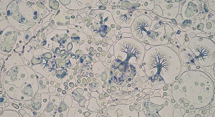 AMF colonization hotspots under microscope