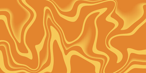 Abstract Orange and Gold Swirl Pattern Background. Abstract seamless wave pattern with geometric orange and yellow wave design. Abstract wavy orange pattern background with fluid curved lines .

