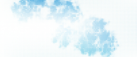 Modern blue dotted abstract studio room. Limbo light background art simple modern abstract