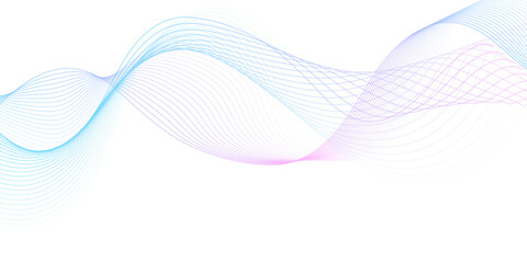 blue purple wave curve lines banner background .Digital frequency track equalizer. Stylized line art background. modern soft luxury texture with smooth and clean vector subtle background illustration