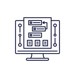 backlog icon, project management software line design