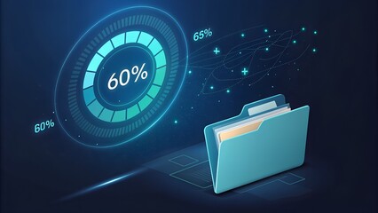 Analyze business performance with a modern data dashboard and file management system