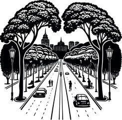 palm tree silhouette