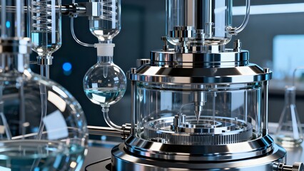 Stillleben, das sich ganz auf die technologischen Elemente konzentriert