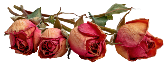 Faded Roses' Elegant Resilience: A delicate composition of faded roses, each blossom holds a quiet beauty, its petals whispering tales of time and transition.