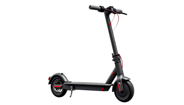 Kick Scooter isolated on transparent background - Powered by Adobe