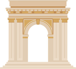 Classical Arch Monument Historic Landmark Vector