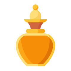 vector illustration of a glass bottle