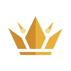 golden crown vector illustration