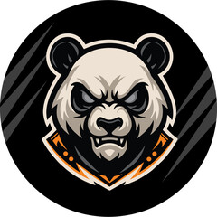 mascot logo angry devil bear ...