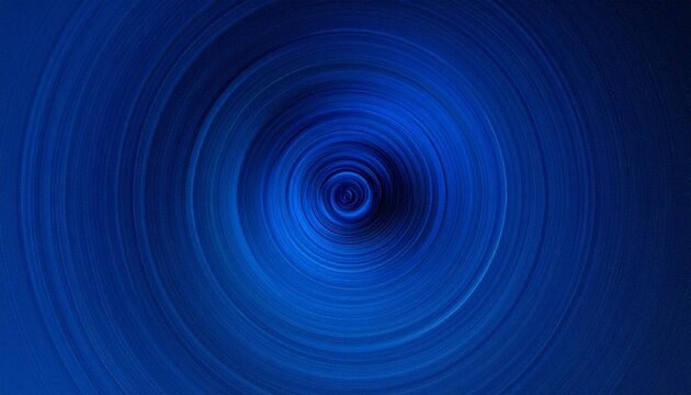 Concentric blue circles radiating from a central point, forming a hypnotic abstract gradient pattern.