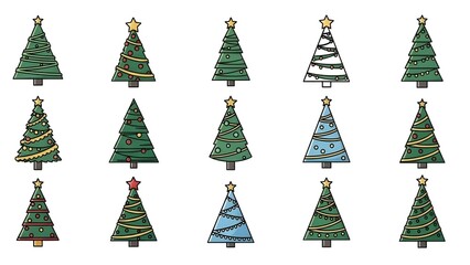 christmas tree icons