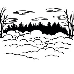 vector illustration of a tree