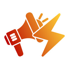 Discount Promotion Limited Offer Icon from Growth Marketing Collection (Glyph Gradient Style)