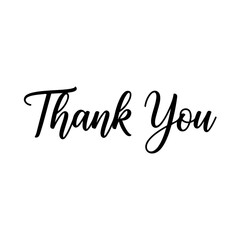 Fototapeta premium Thank you text
