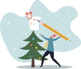 Tax time reminder, income tax planning, government payment date or financial refund, schedule or revenue calculation.about a man and his life.