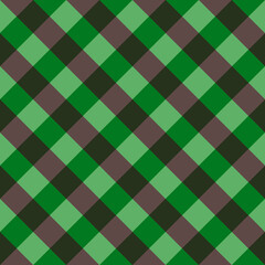 green gingham fabric	
