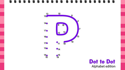 Connect the Dots Letter P Puzzle Printable Alphabet Activity for Kids