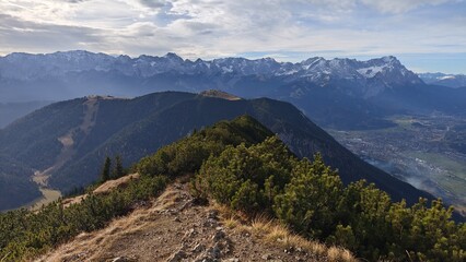 view from the top of the mountain