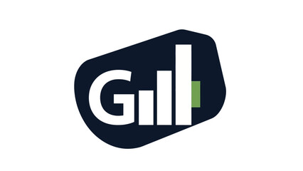 Creative business logo with an integrated bar chart symbol, ideal for finance, investment, marketing analytics, and data-driven growth