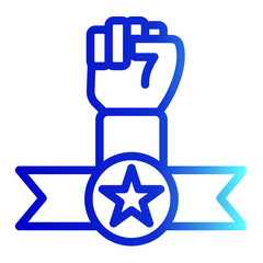 Moral Trust Care Agreement Icon from Customer Assessment Collection (Outline Gradient style)