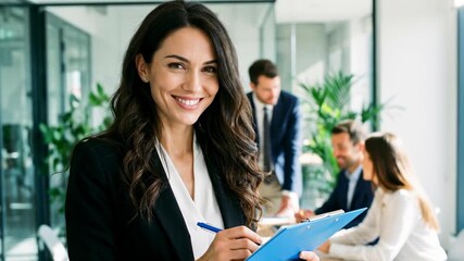 Business meeting highlights the importance of teamwork and communication in a modern office setting