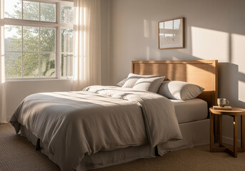 Cozy Bedroom with Natural Light