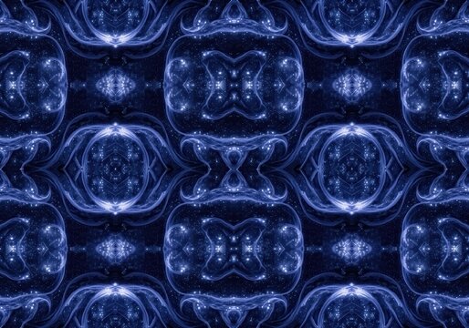 Cosmic Nebula Symmetrical Design