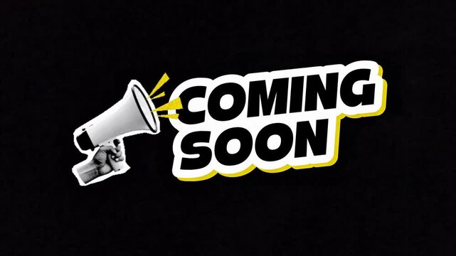 Announcing an Exciting Launch! Coming Soon Announcement with Megaphone. Stay Tuned for Updates and Information