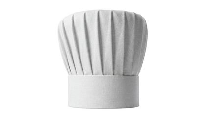 Chef s hat PNG isolated on transparent background, professional cook uniform headwear for culinary...