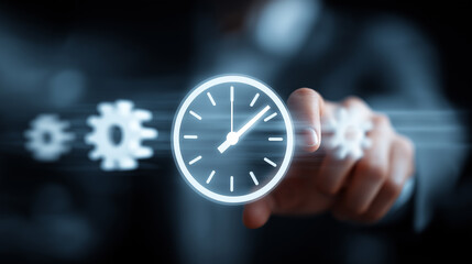 Time Management and Process Optimization Concept