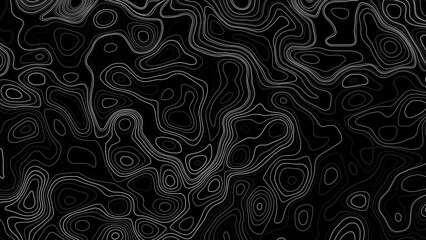 Topographic map pattern background vector. Abstract mountain terrain map background with abstract shape line texture. Design illustration. 