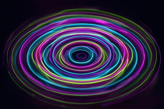 Abstract colorful vortex