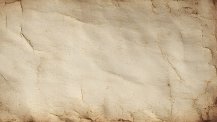 Brown crumpled paper texture. Vintage paper with plenty of copy space for text