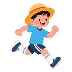 boy playing football