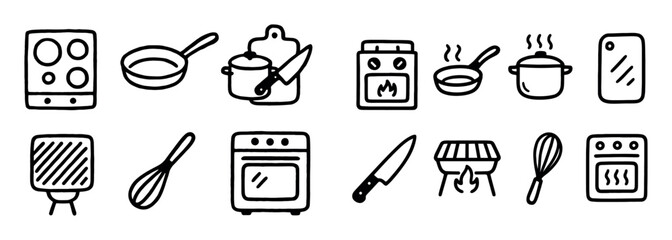Kitchen Doodle Icons