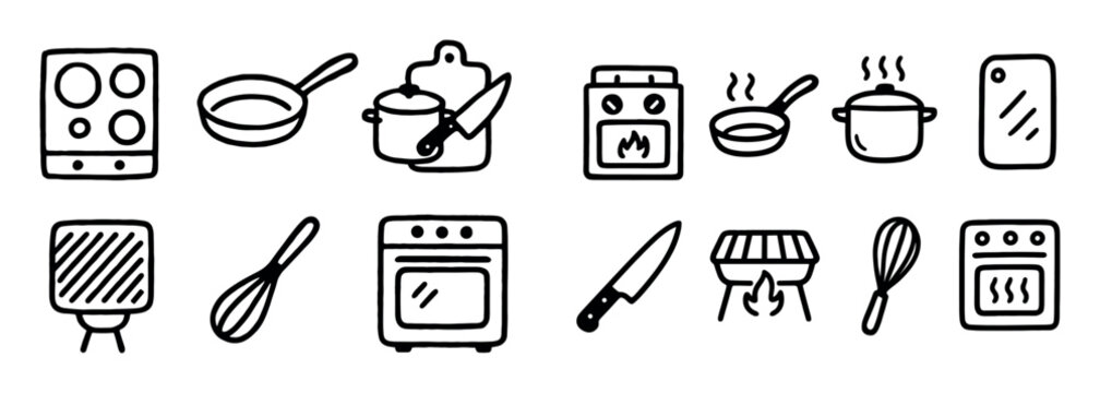 Kitchen Doodle Icons