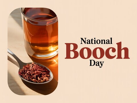 Celebrate national booch day with a spoonful of flavor and a refreshing drink