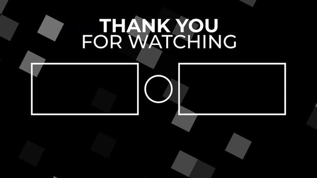 A clean and modern 4K YouTube end screen  featuring two unique variations