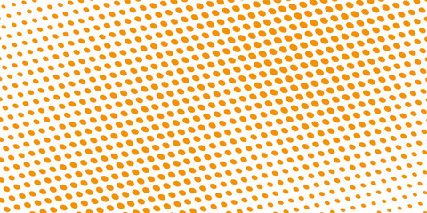 yellow polka dots pattern. Dotted gradient halftone backdrop. Horizontal templates using halftone dots pattern. Halftone dots background. Vector illustration