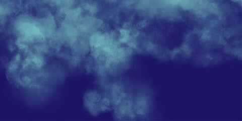 Abstract digital painted blue cloud texture. Can be use as kate photo background or cloud abstract, Blue fog and mist effect on black background. Smoke texture . Design element ,.

