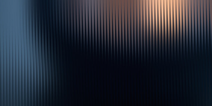 Dark abstract background with vertical ribbed texture and subtle warm lighting.