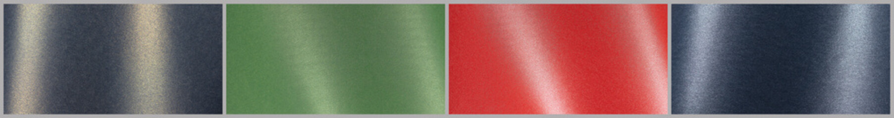 Fototapeta premium metallic glossy swatches reveal soft pearlescent shimmer with fine grain and subtle noisy texture