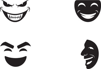 Abstract vector design with cmyk colors and basic fonts